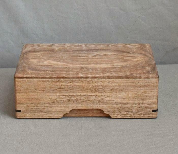 タモ玉杢のハガキ、小物入れ新品