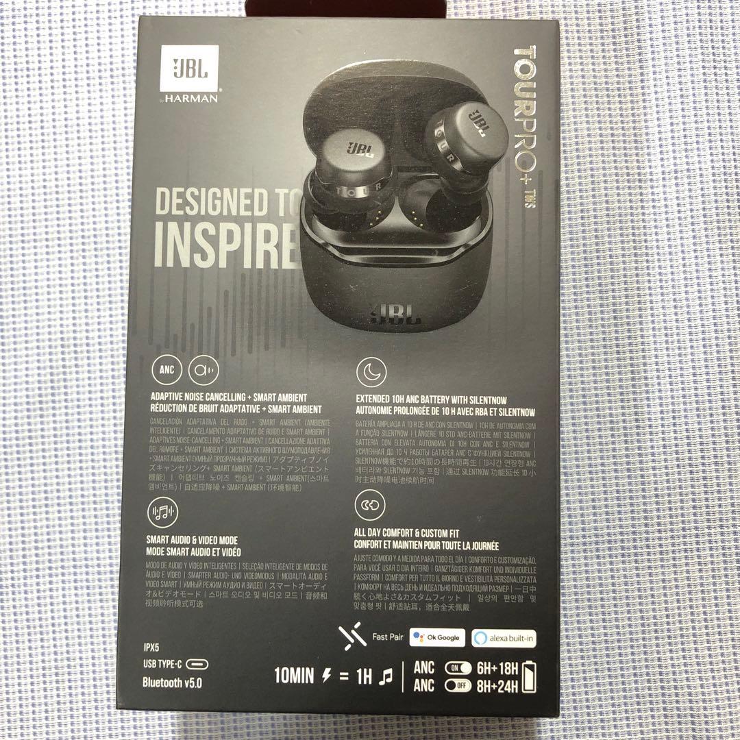 新品 JBL TOUR PRO+ TWS ブラック ワイヤレスイヤホン