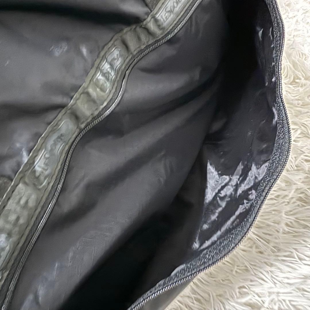 【美品】レスポートサック　特大ボストン　オールブラック