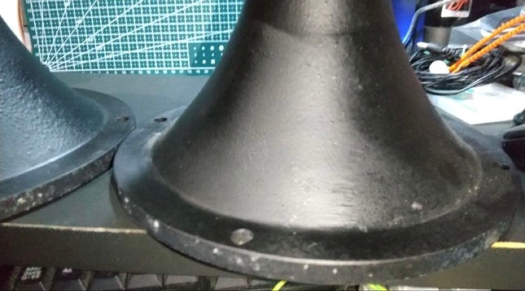 ホーンスピーカー 2個セット 黒