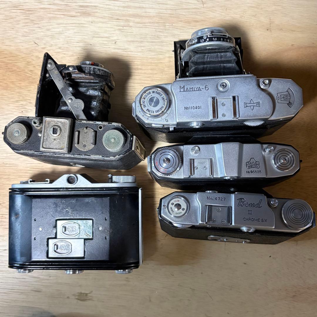 一眼レフ フィルムカメラ カメラレンズ 2眼カメラ蛇腹まとめ　1520