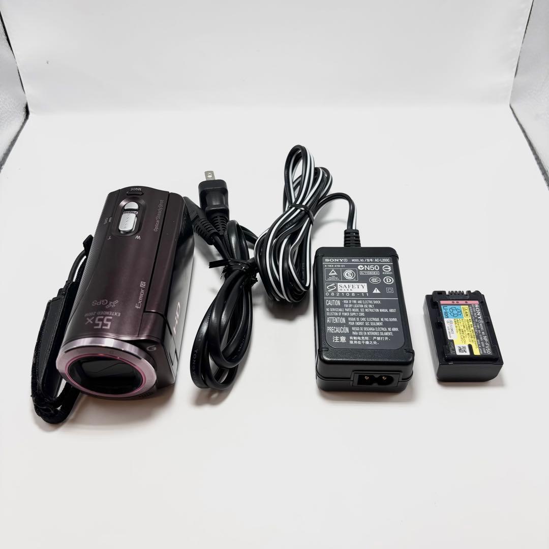 SONY HDR-CX270V ボルドーブラウン 本体 ビデオカメラ