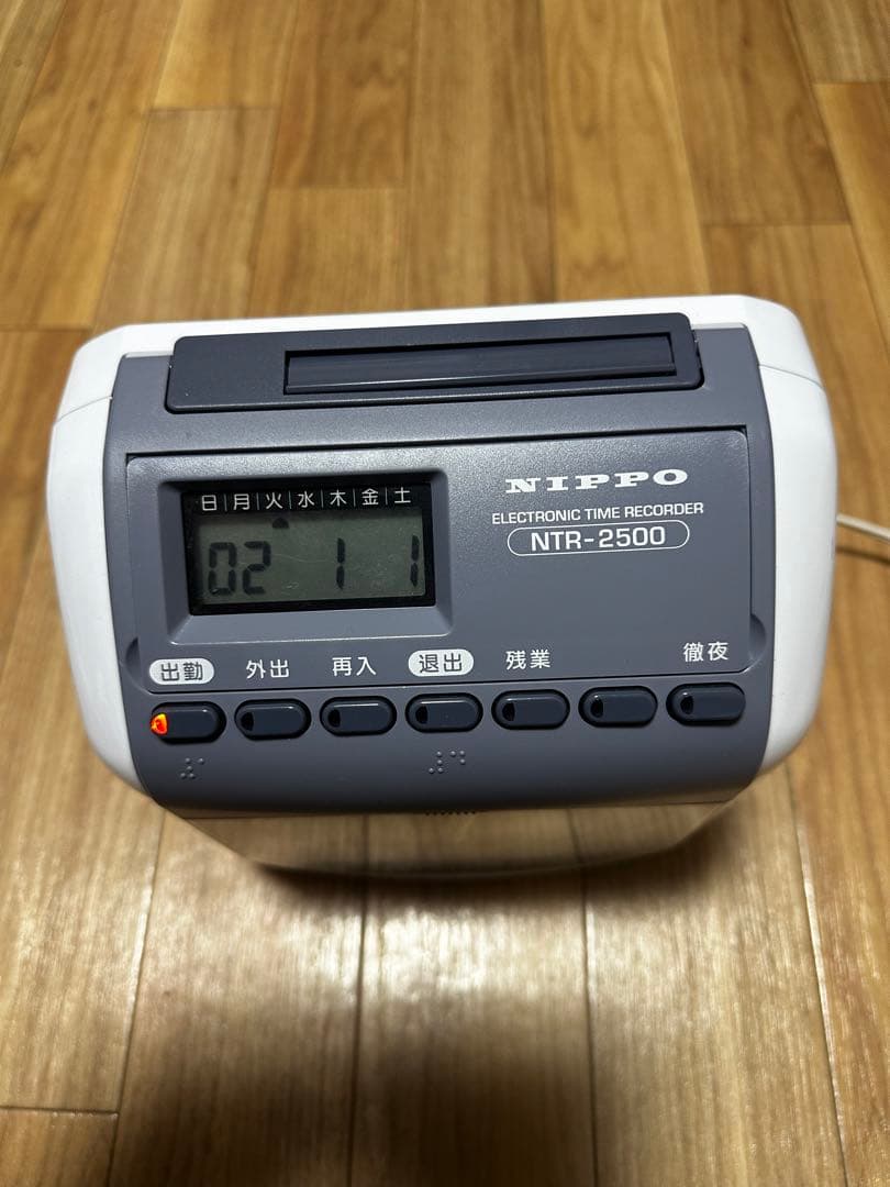 「美品」NIPPO タイムカード　NTR-2500