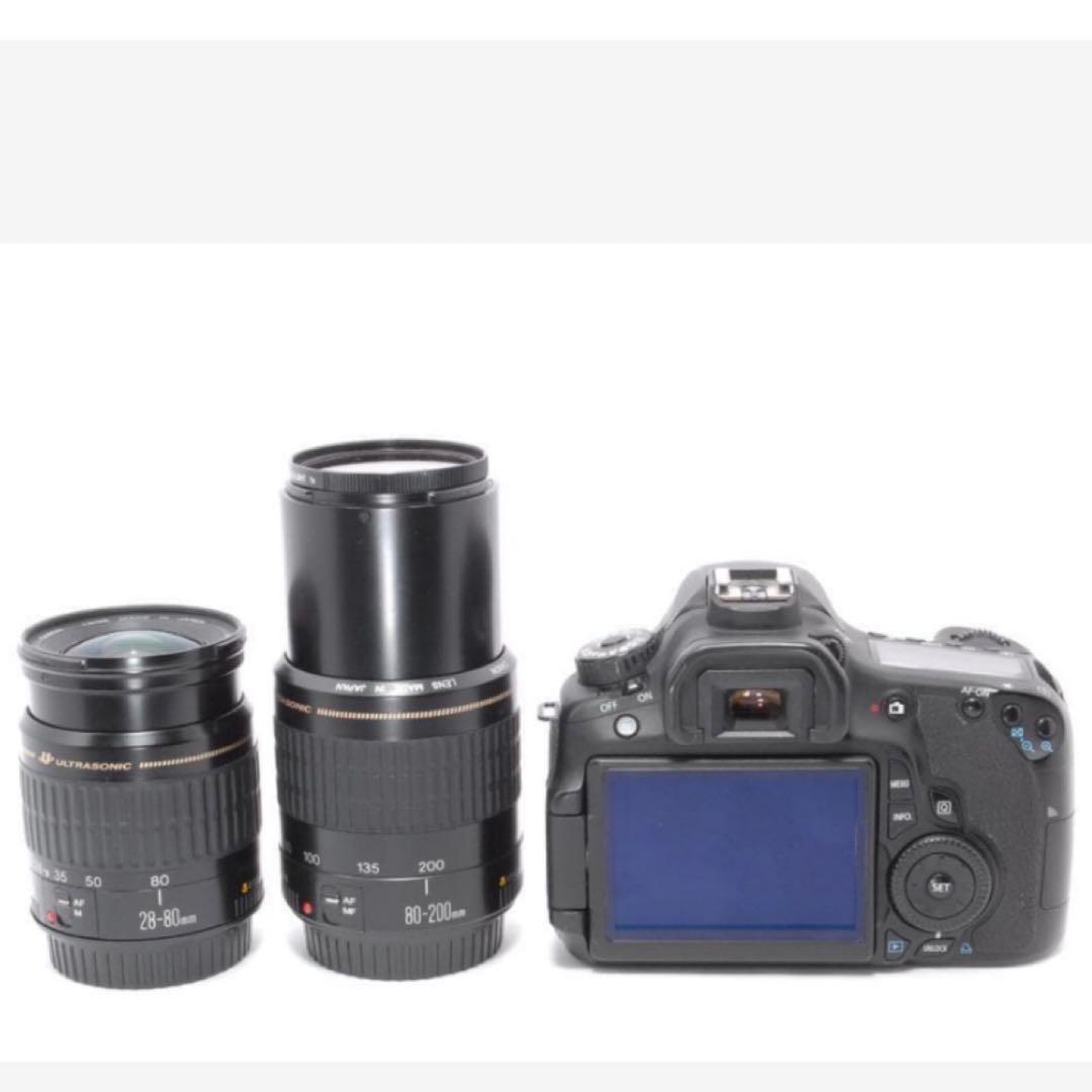 ダブルレンズセット　Canon EOS 60D キャノン　美品　1800万画素