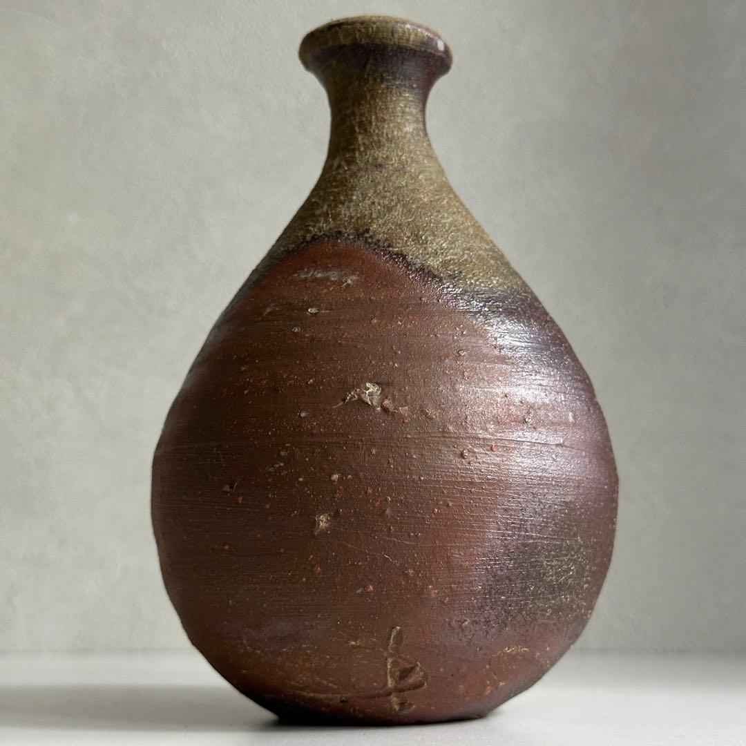 藤原建 備前焼 酒器 徳利 共箱