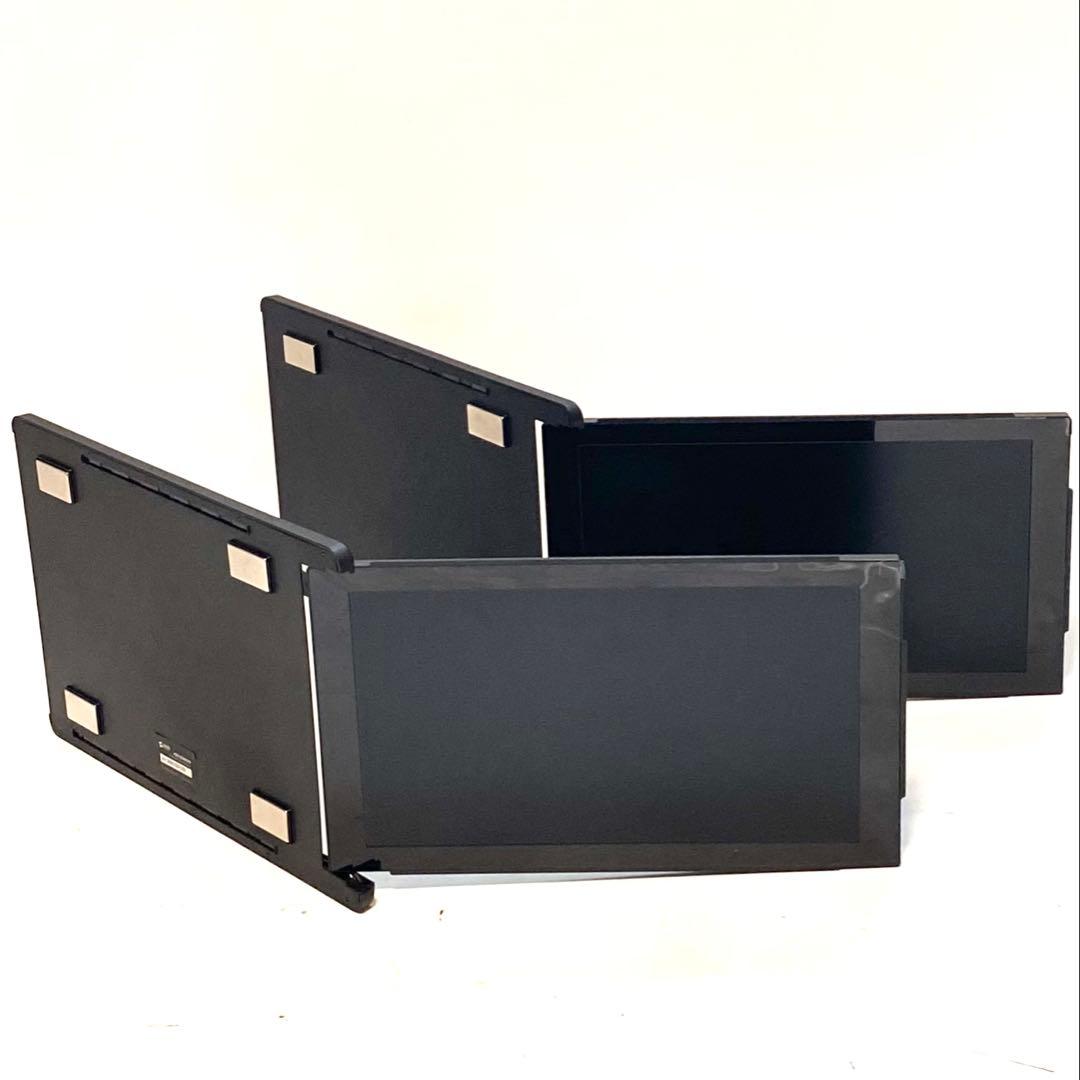 402-LCD001N-2 2台セット ノートPC 一体型 モバイルディスプレイ