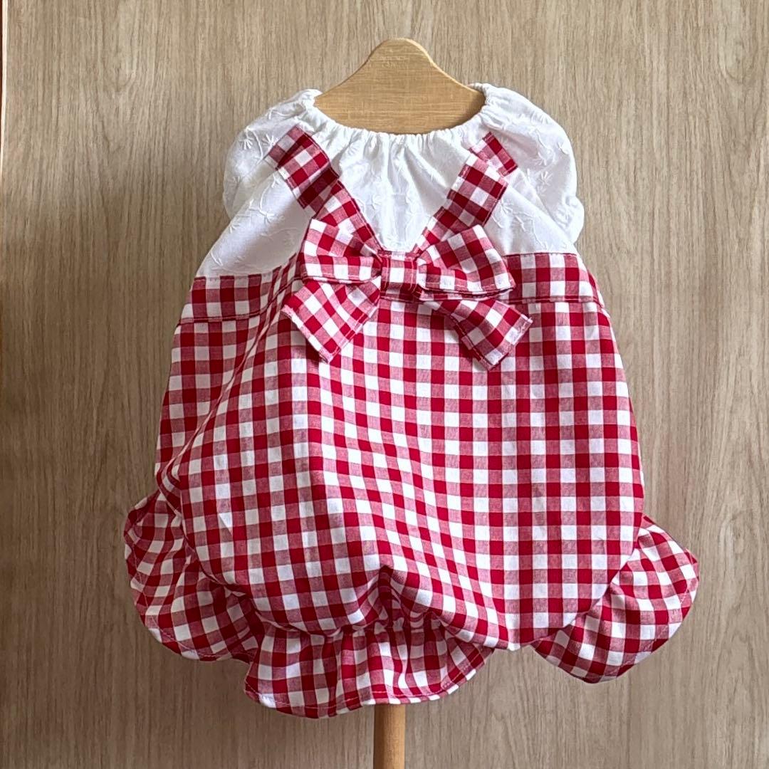 @momo❀.*・゜さま専用　ハンドメイド犬服　ワンピース