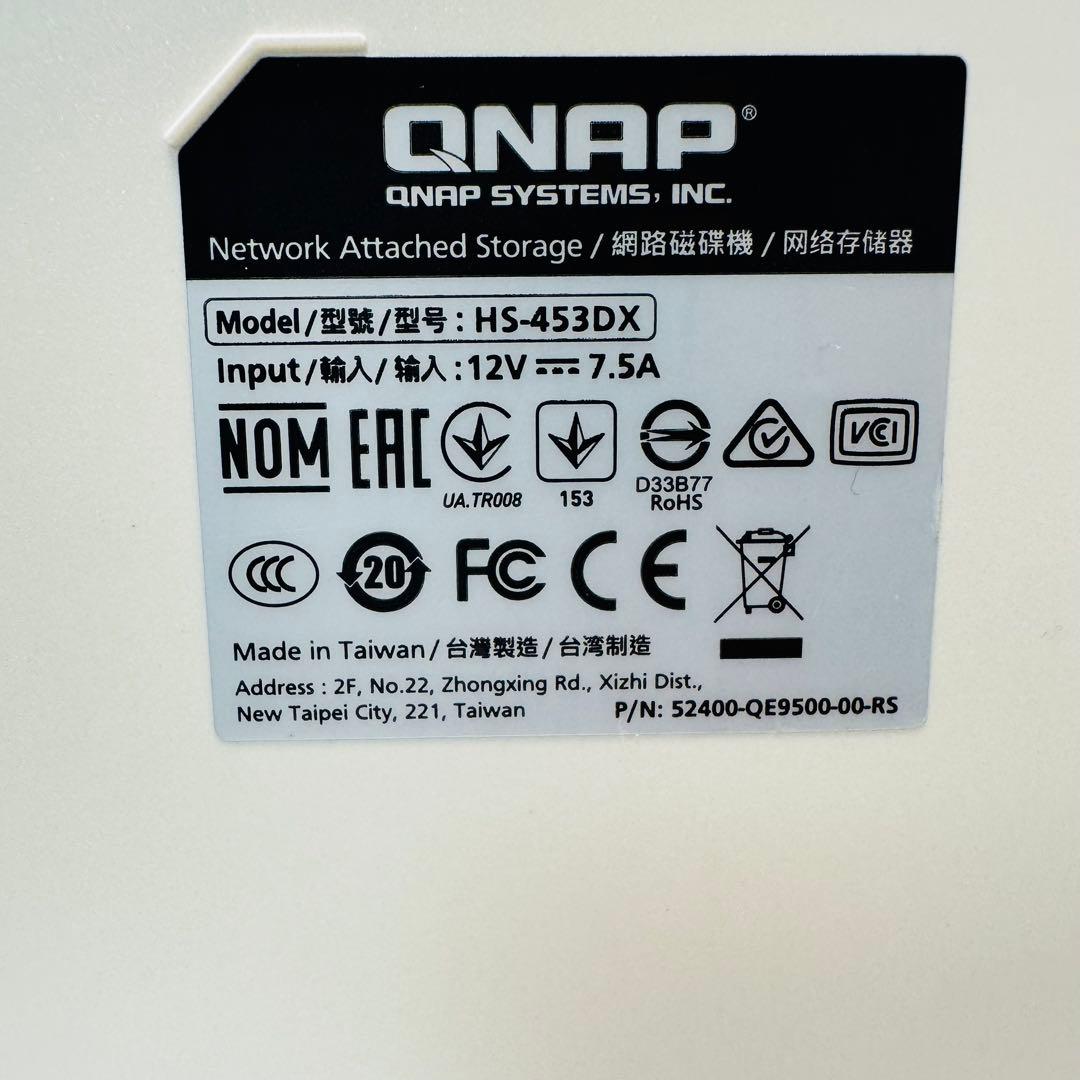 外付けハードディスク・ドライブ QNAP HS-453DX NAS