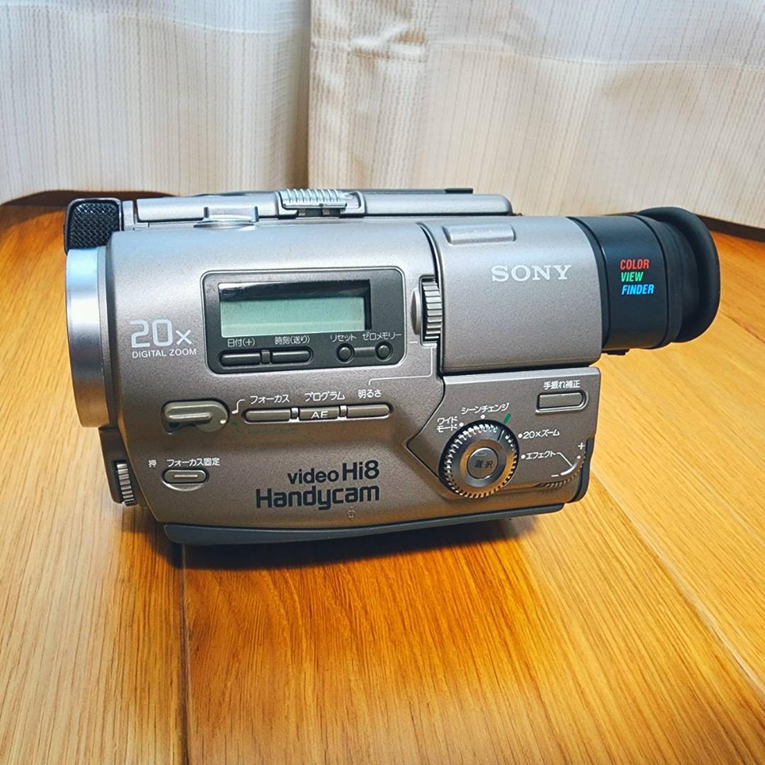 【動作確認済】 SONY Hi8 高画質 ビデオカメラ AC アダプタ セット