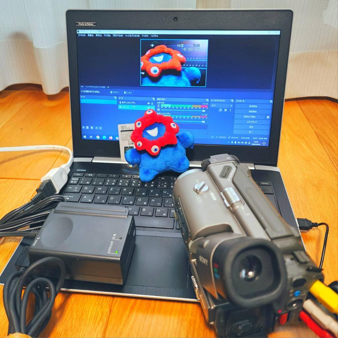 【動作確認済】 SONY Hi8 高画質 ビデオカメラ AC アダプタ セット