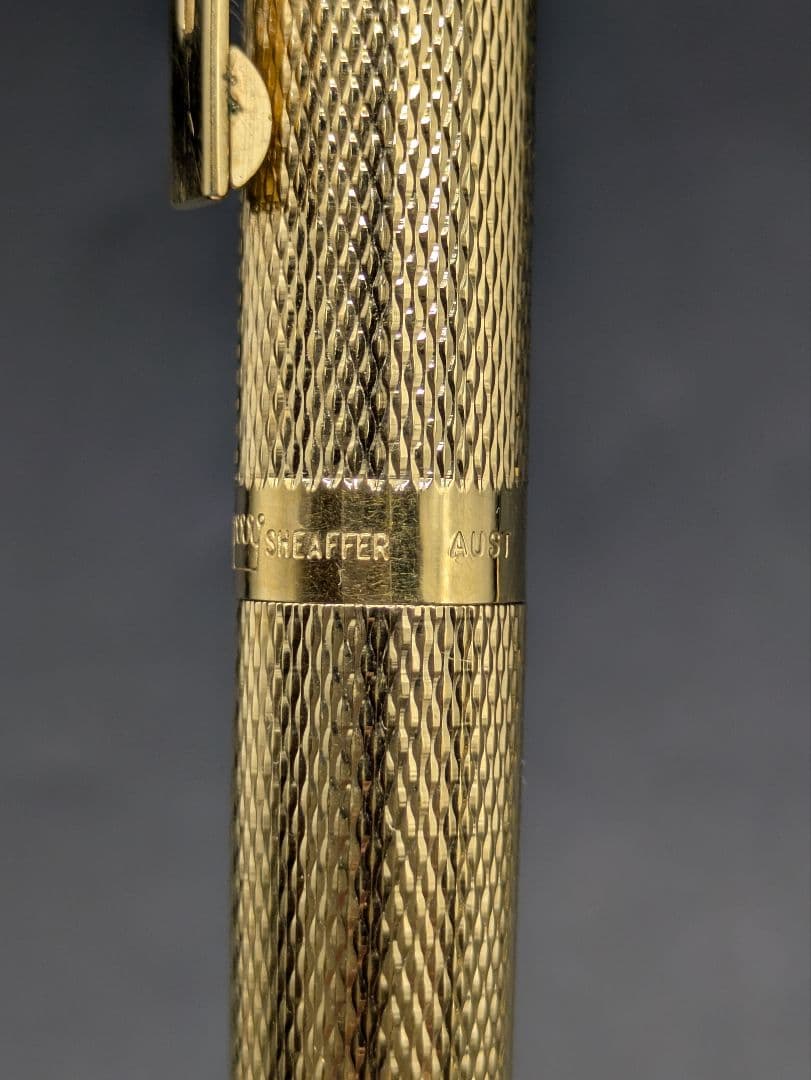 SHEAFFER 万年筆14K・ボールペンセット ゴールド