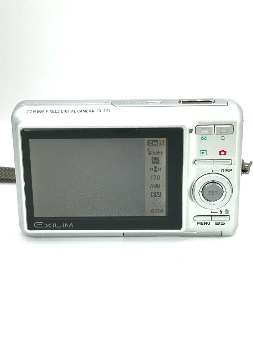 【美品 箱付き】カシオ CASIO EXILIM EX-Z77 シルバー
