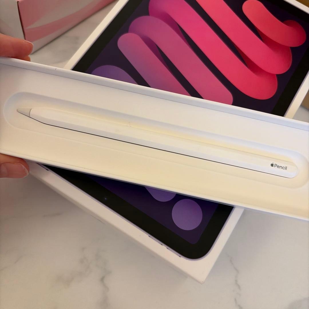 【美品】iPad mini第6世代Wi-Fiモデル/Apple Pencil付き