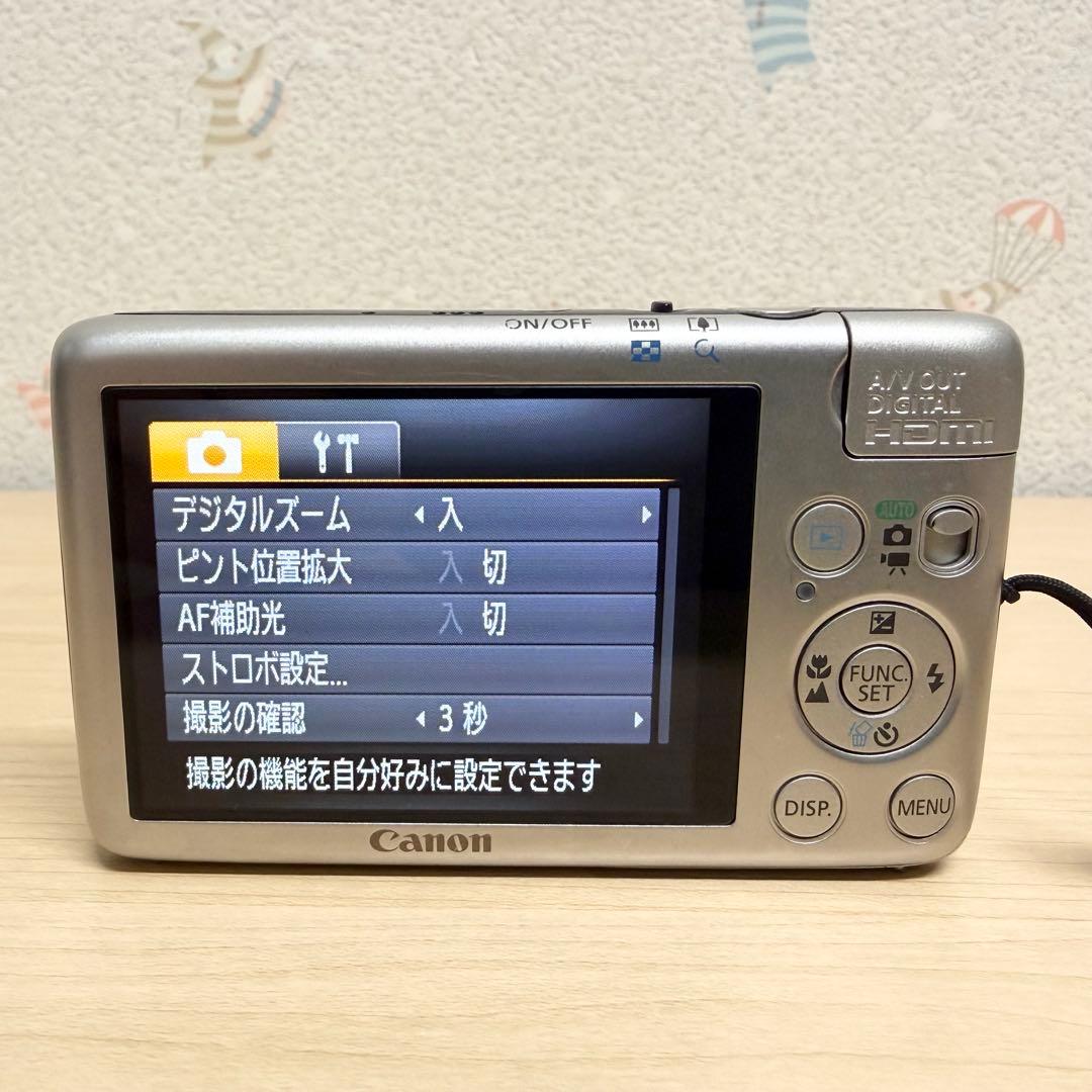 Canon キャノン IXY400F デジカメ コンデジ シルバー