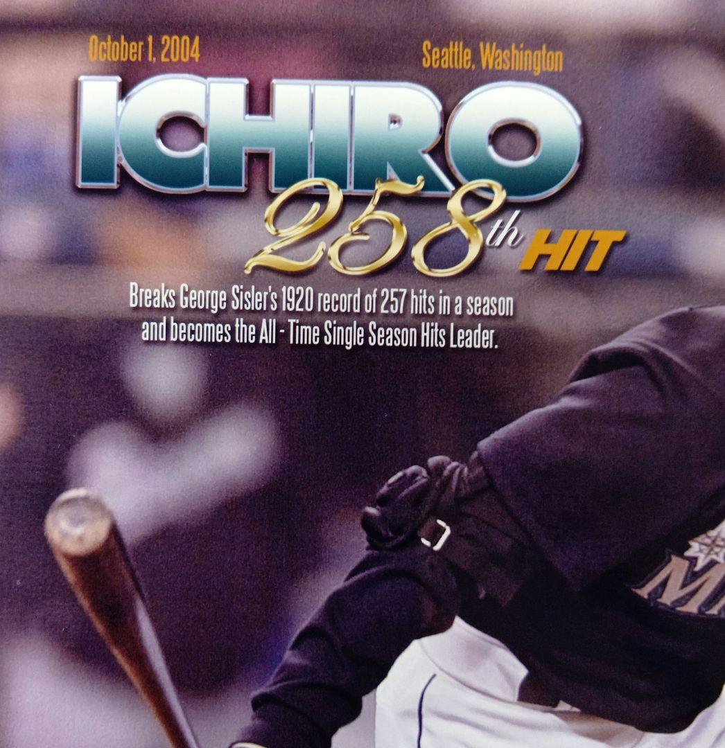 Ichiro 258th Hit 記念フォトファイル