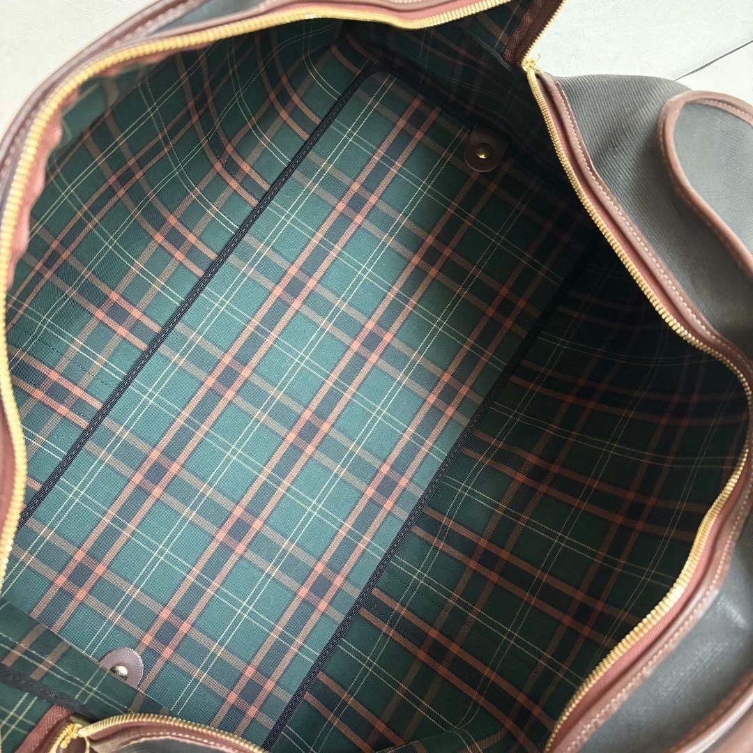 【良品】【ダンヒル】dunhill ボストンバッグ PVC レザー 旅行 出張