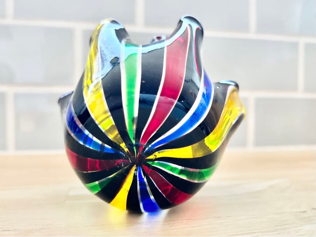 murano ムラーノ ベネチアンガラス ヴェネチア ミルフィオリ ボウル 皿