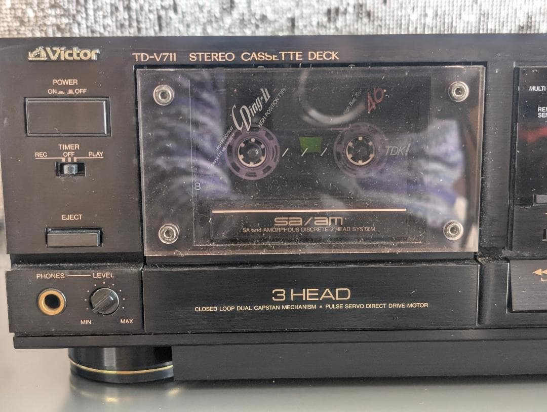 Victor ビクターカセットデッキ TD-V711