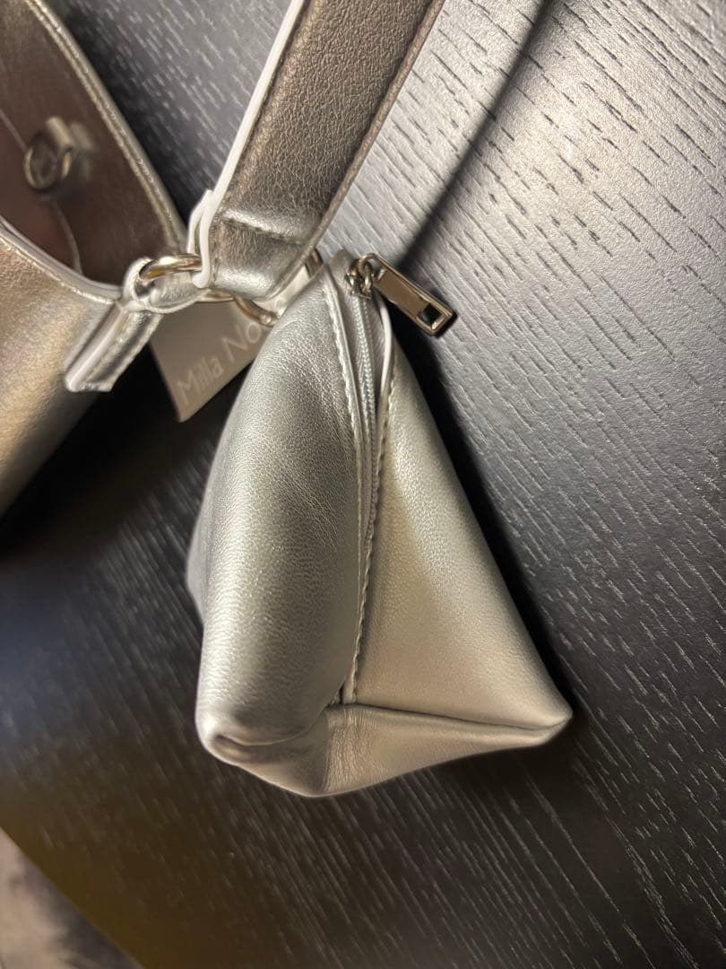 Milla Noue シルバー お散歩バッグ