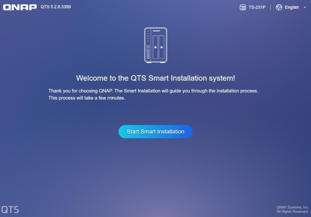 外付けハードディスク・ドライブ QNAP TS-231P