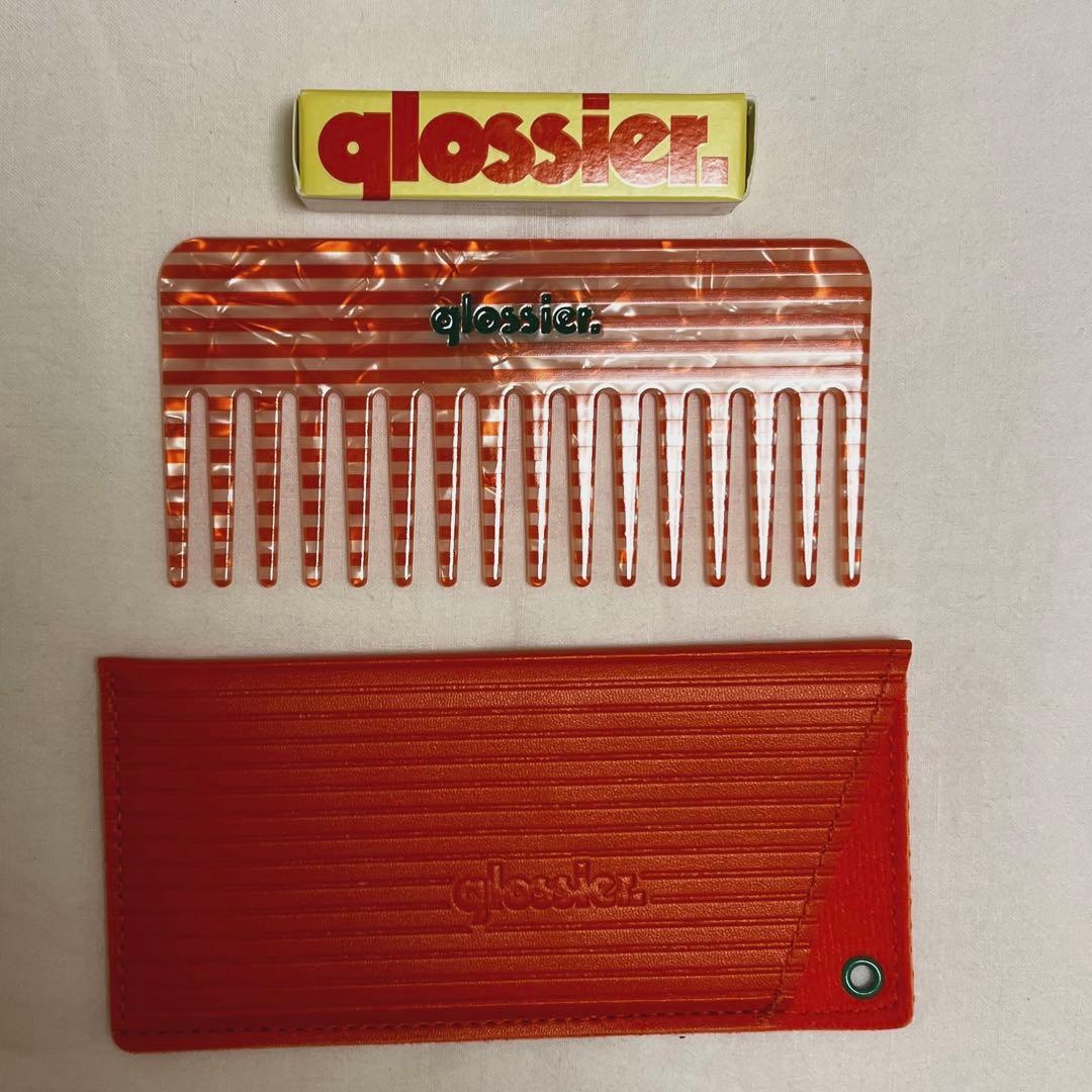GLOSSIER グロッシャー ウルトラリップ夏限定版カラー + ヘアコーム