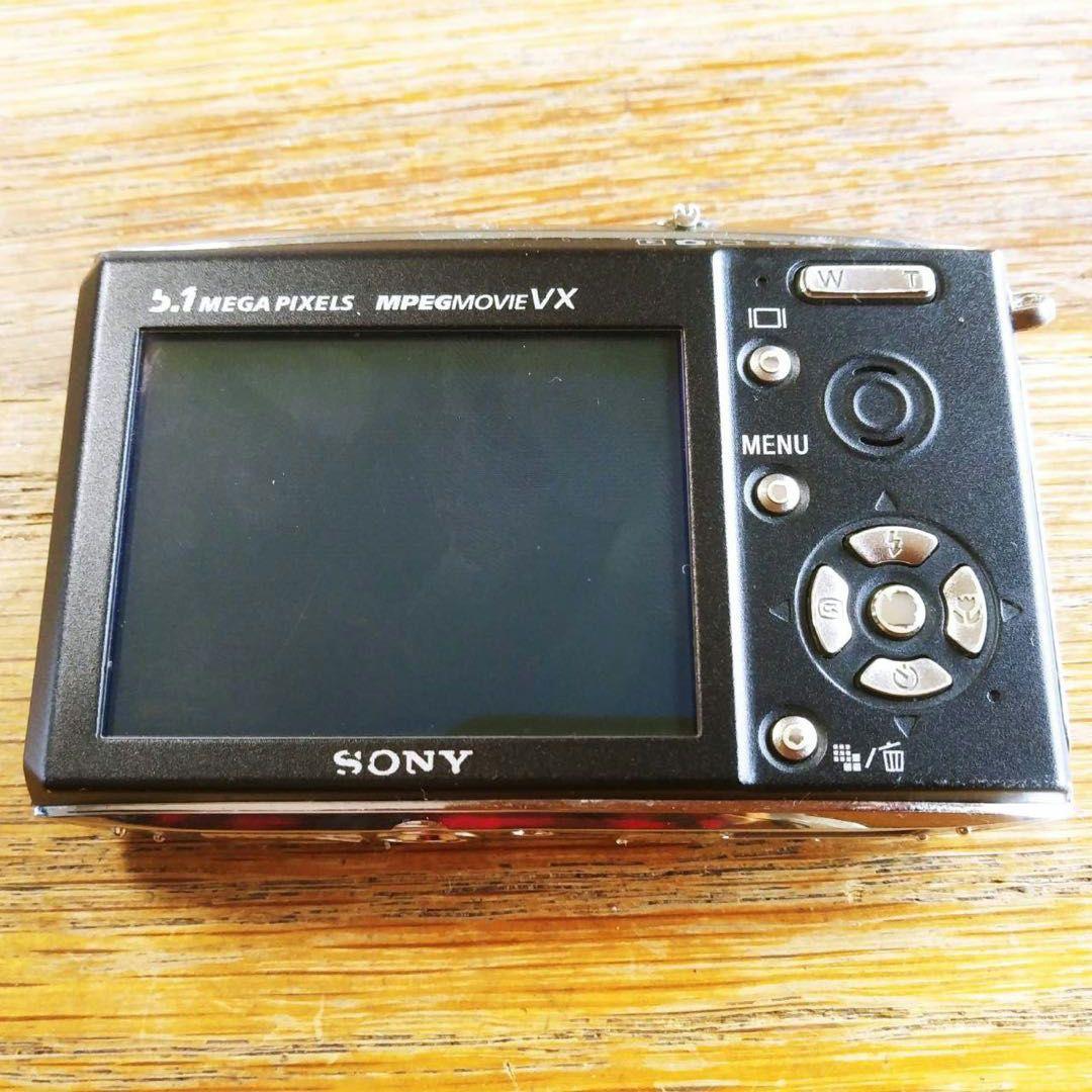【動作確認済】SONY ソニー サイバーショット DSC-T5　黒　デジカメ