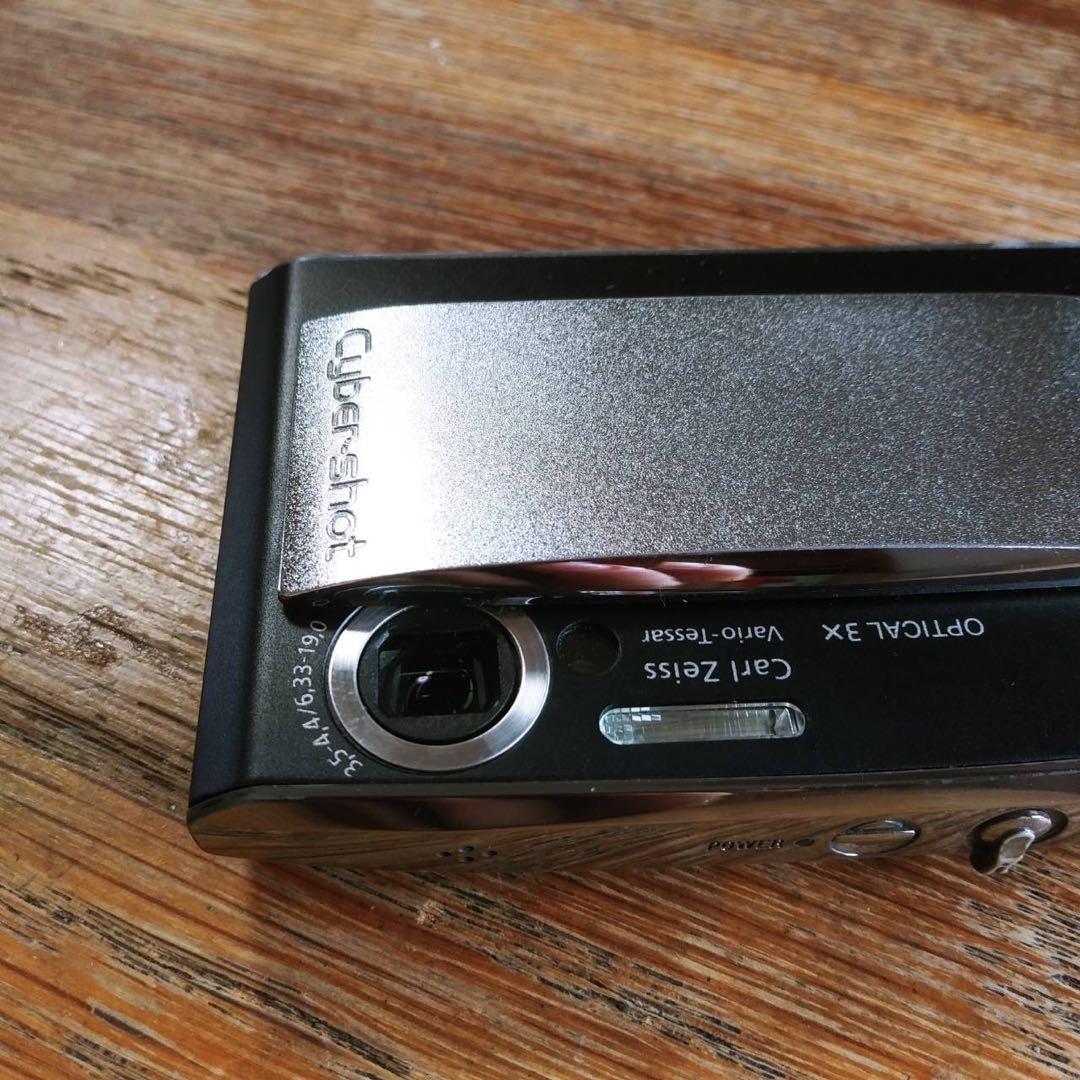 【動作確認済】SONY ソニー サイバーショット DSC-T5　黒　デジカメ