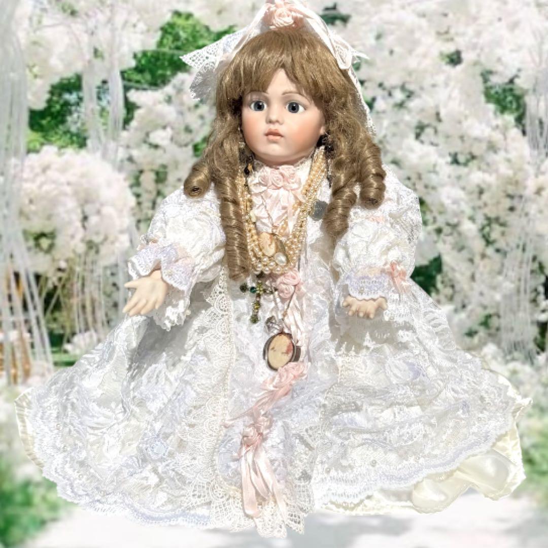 ウェディング ビスクドール ブリュ 幸せを運ぶ 人形 花嫁人形 恋するブリュ