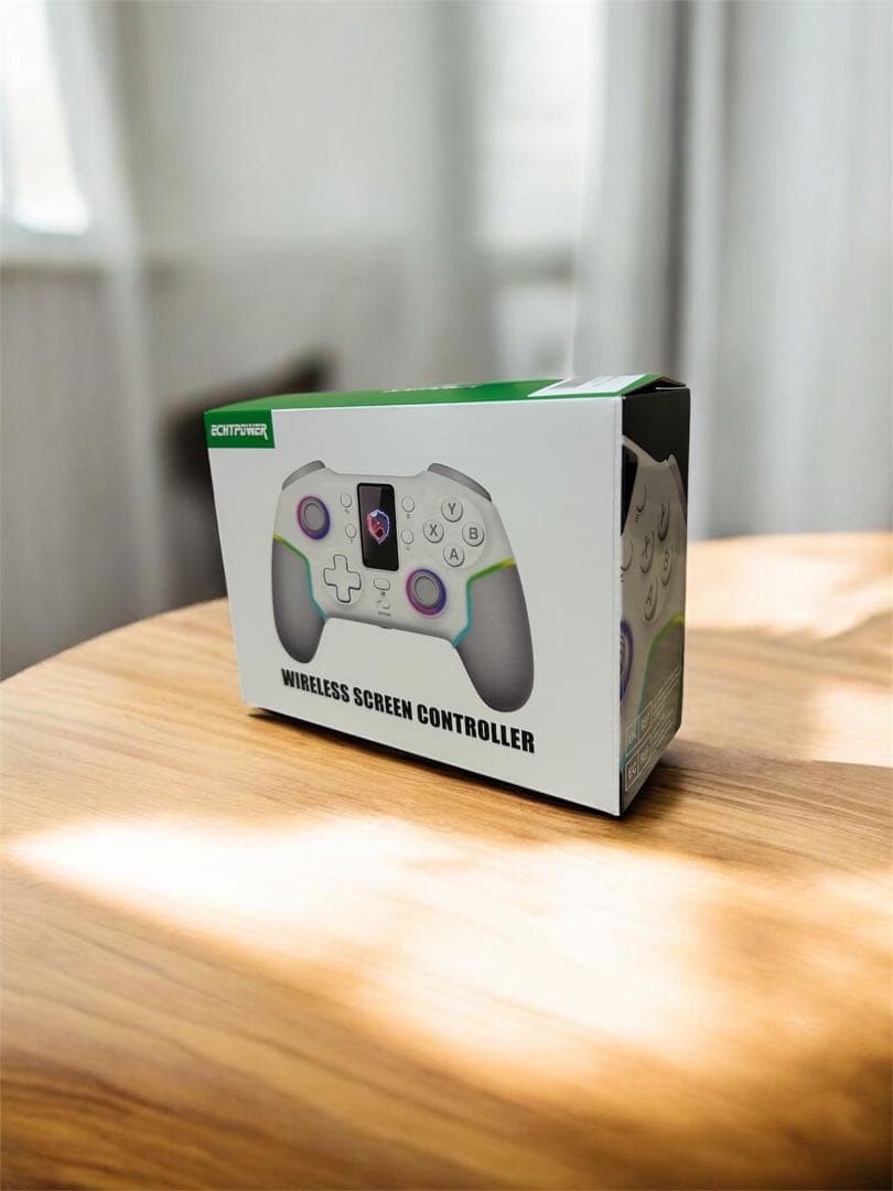 PCコントローラー 【2個】LCD搭載 1000Hz 無線有線 Switch対応