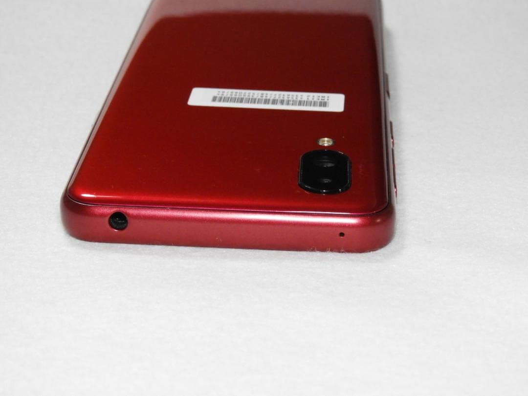 SHARP シンプルスマホ6 A201SH ルビーレッド SIMフリー 5G対応