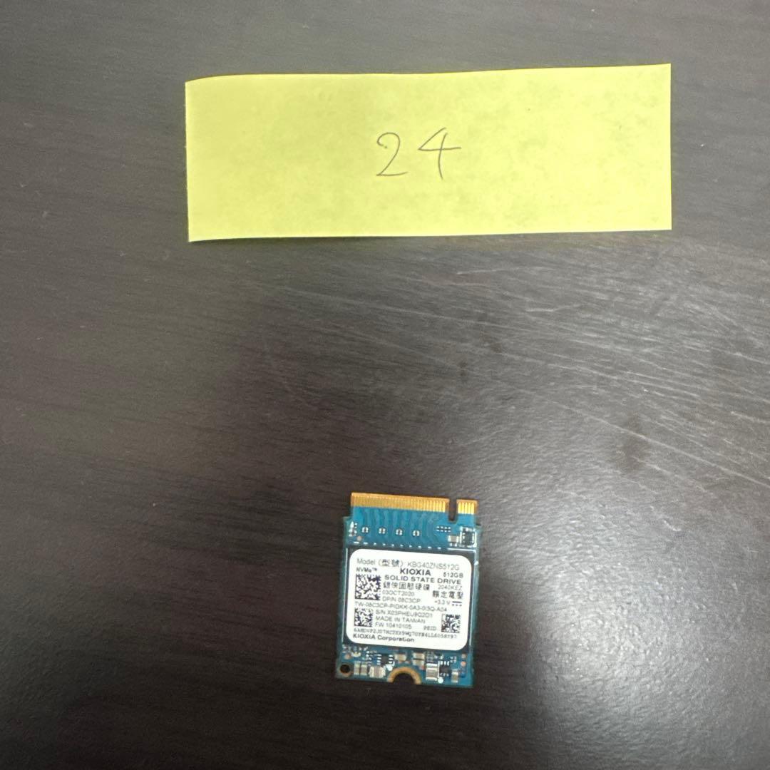 内蔵型SSD KIOXIA KBG40ZNS512G 512GB NVMe SSD