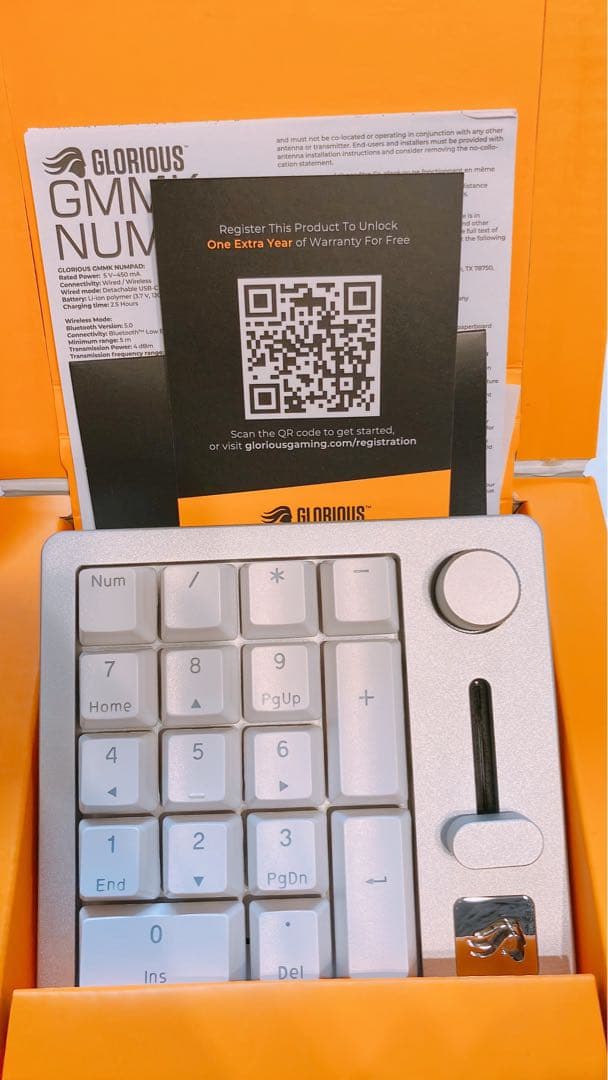 【値下げ】GMMK Numpad ホワイト ワイヤレステンキー