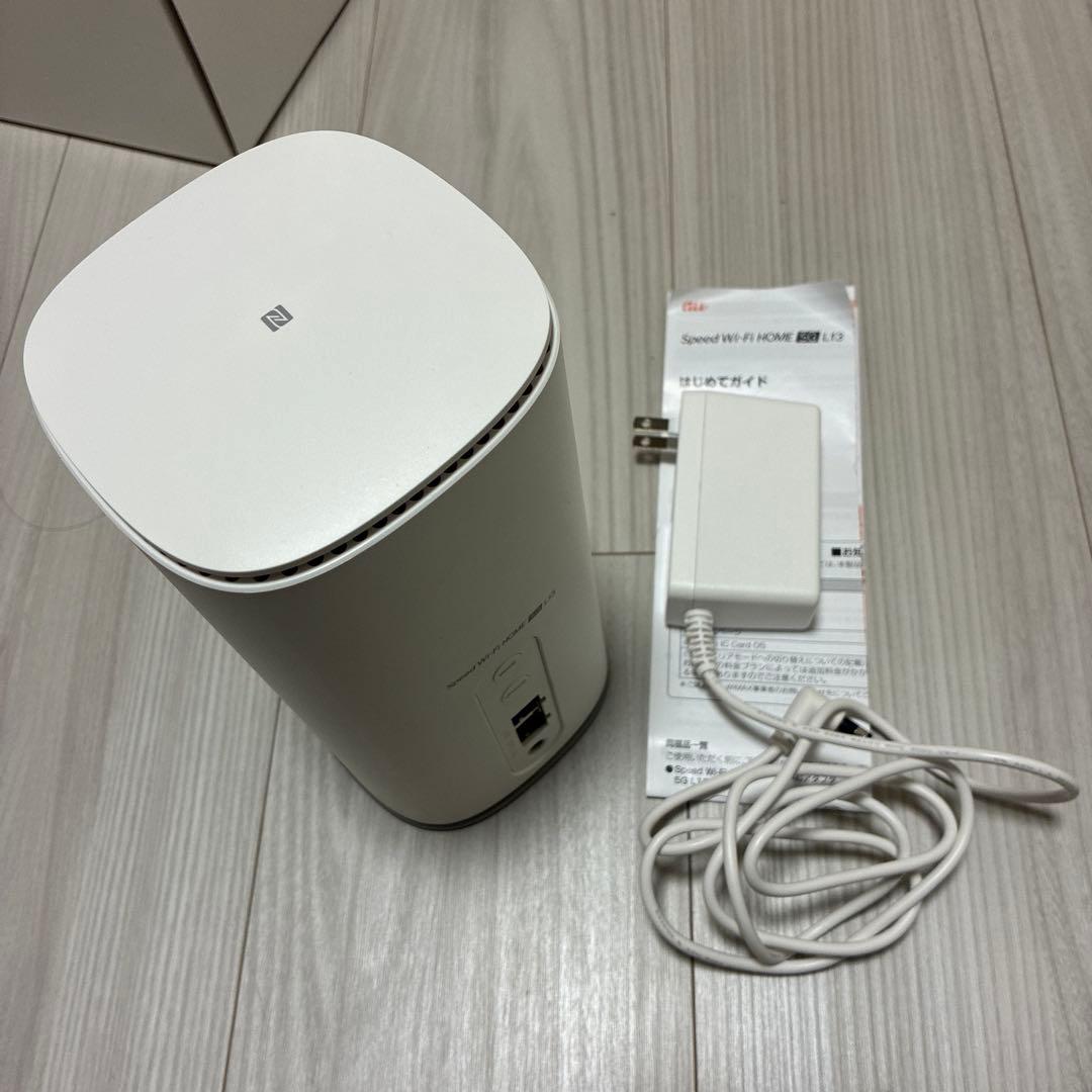 SpeedWi-Fi  5G L13 ホームルーター[楽天利用設定済
