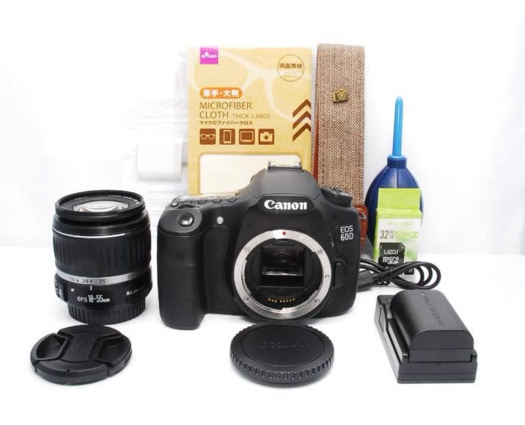 自撮りOK✨Canon EOS 60D✨デジタル一眼レフカメラ✨スマホ転送OK✨