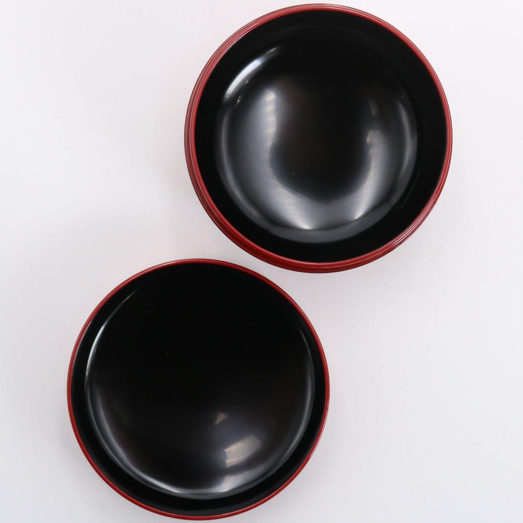むらた工芸 津軽七々子塗 朱 平棗 茶茶道具　V987