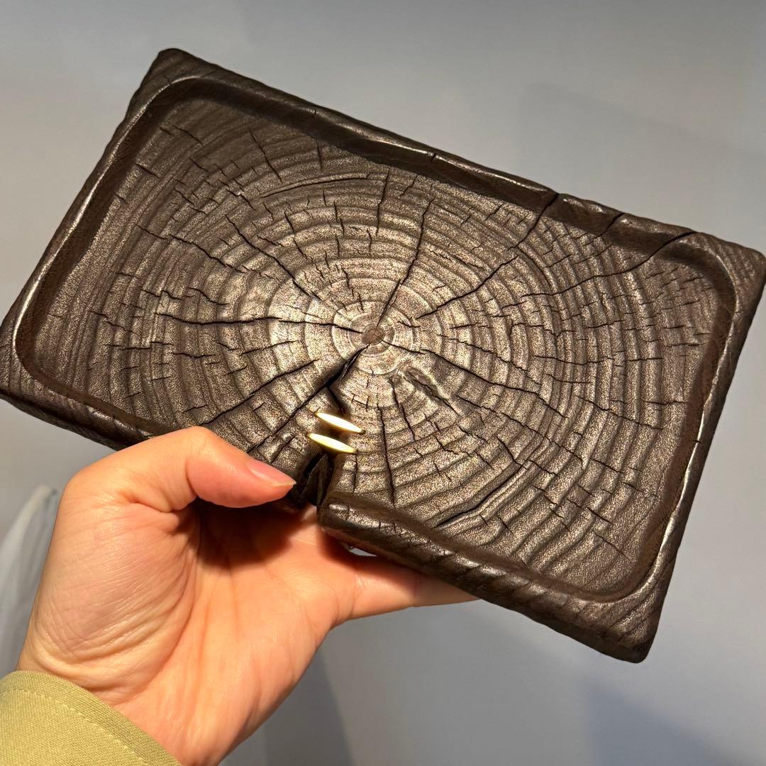 卓 花台 木製 香炉台 根卓 盆栽台 クスノキ21*13*6.4cm