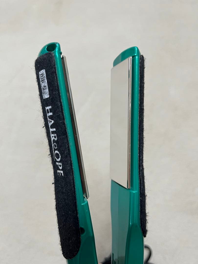 サニープレイスヘアオペMG輝髪アイロン ジャンク品美容室専売　縮毛矯正用アイロン