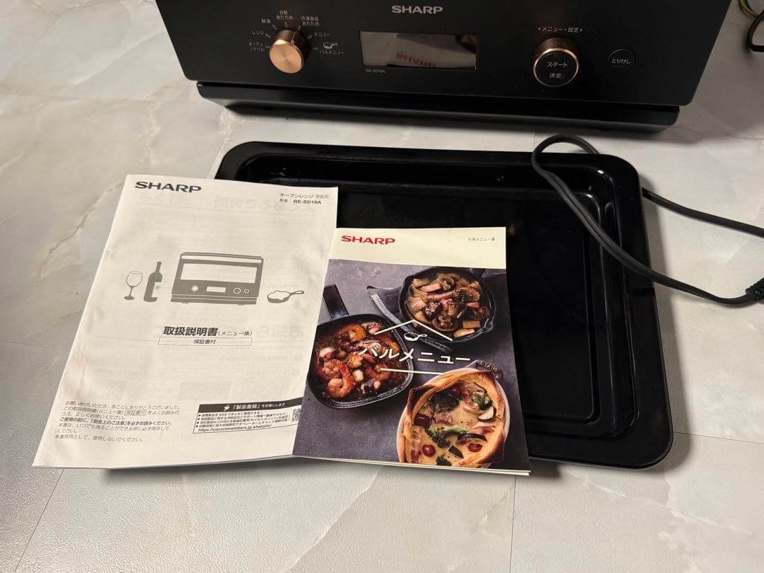 ジャンク品　SHARP オーブンレンジ RE-SD18A