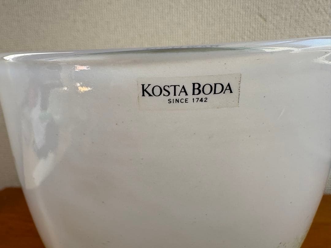 KOSTA BODA October ボウル　北欧 スウェーデン アートガラス