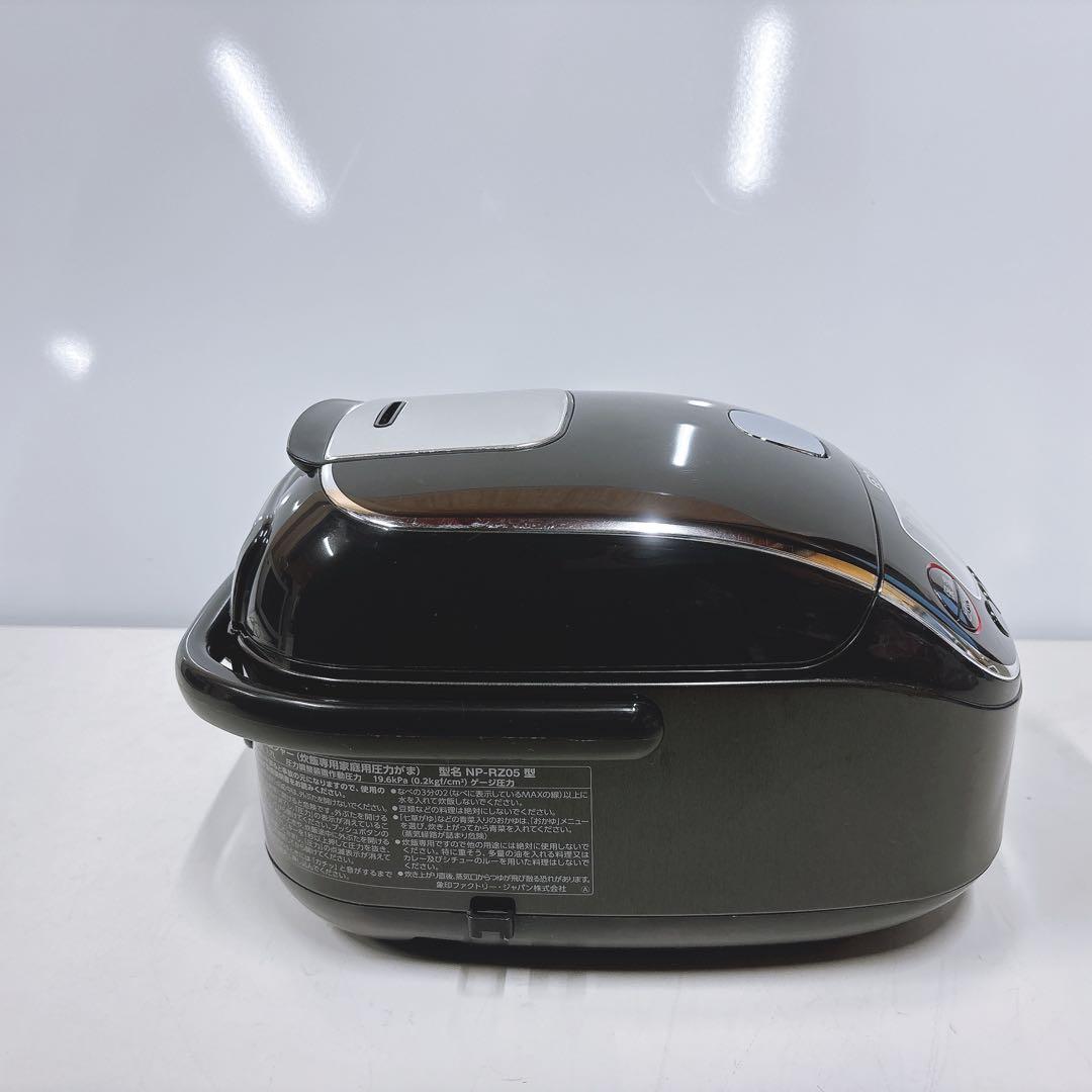 【動作確認済】3合炊き 象印 圧力IH炊飯器 極め炊きNP-RZ05黒