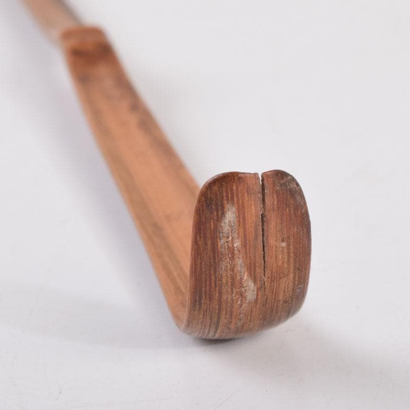 イヒア　茶道具　石列作　白竹　茶杓　共筒共箱　V　8651
