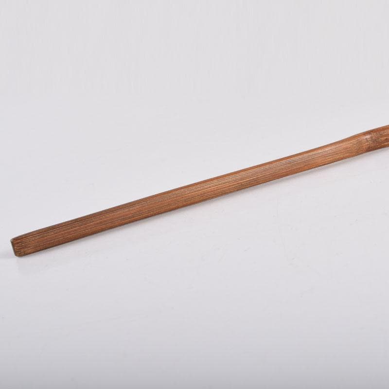 イヒア　茶道具　石列作　白竹　茶杓　共筒共箱　V　8651