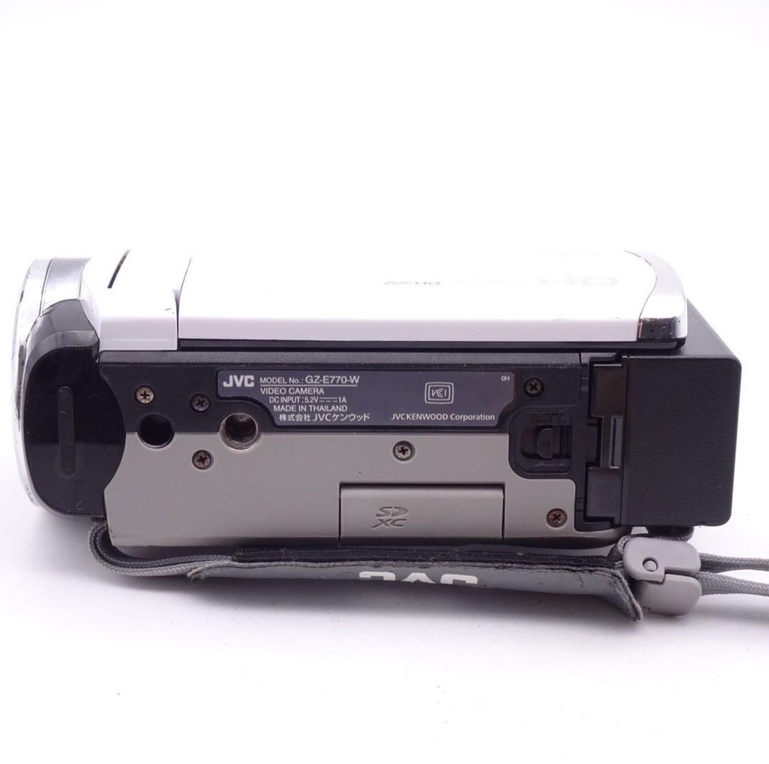 【 動作確認済 】 JVC AVCHD ビデオカメラ GZ-E770-W