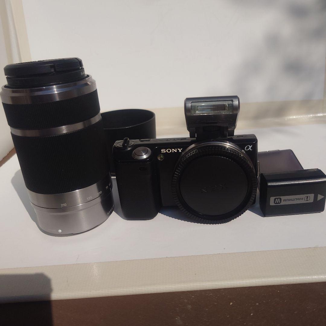 sony nex-5＋sonyE55〜210mmF4.5〜6.3OSS