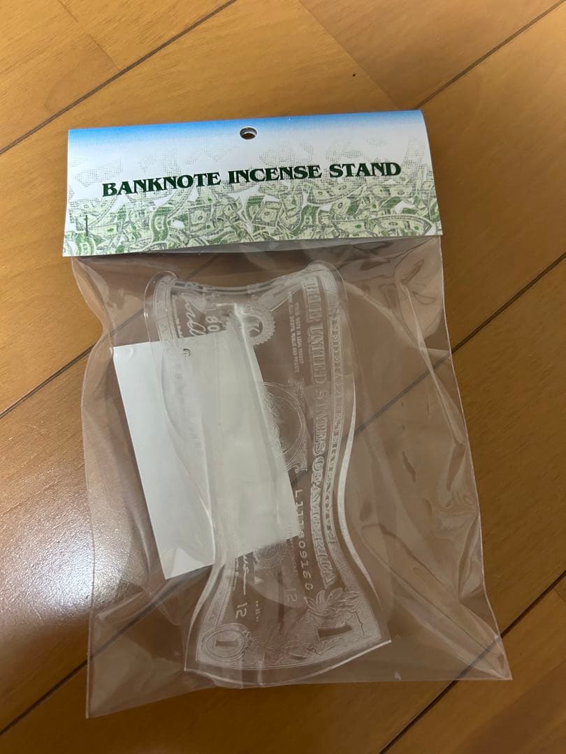 EVANS BANKNOTE INCENSE HOLDER クリア