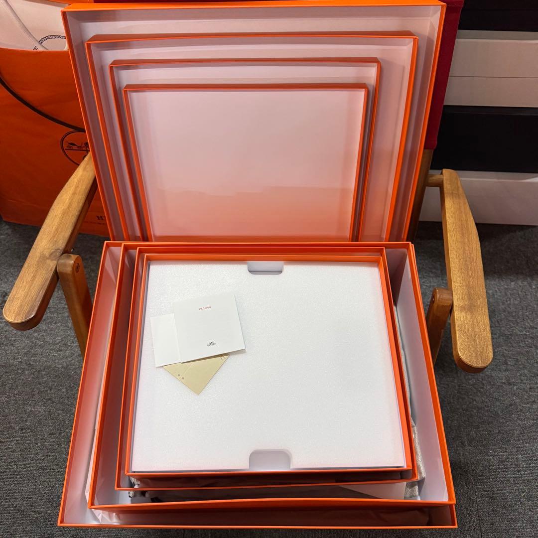 HERMES オレンジボックス 4つセット まとめて 空き箱 空箱 化粧箱