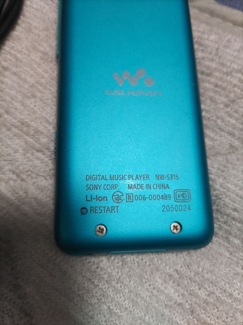SONY NW-S315 デジタル音楽プレーヤー ブルー