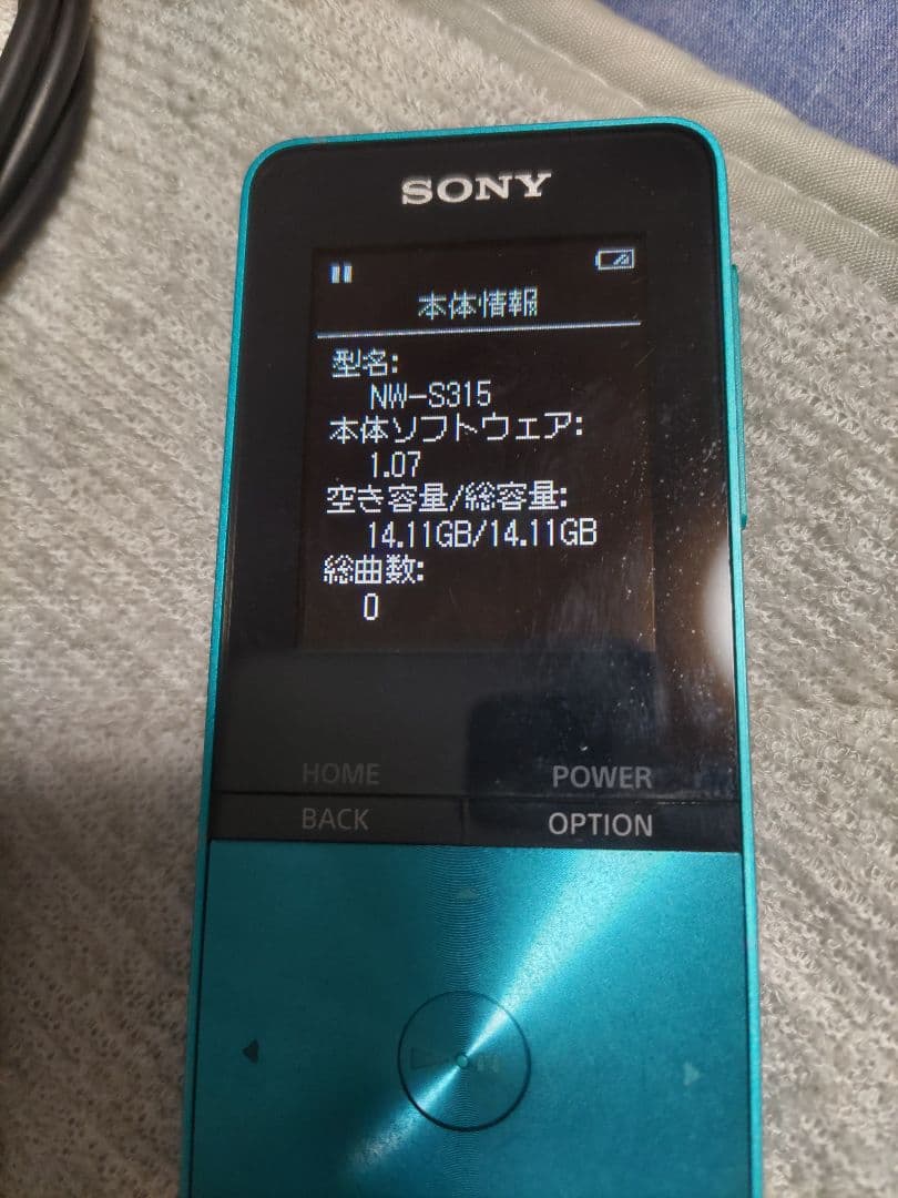 SONY NW-S315 デジタル音楽プレーヤー ブルー
