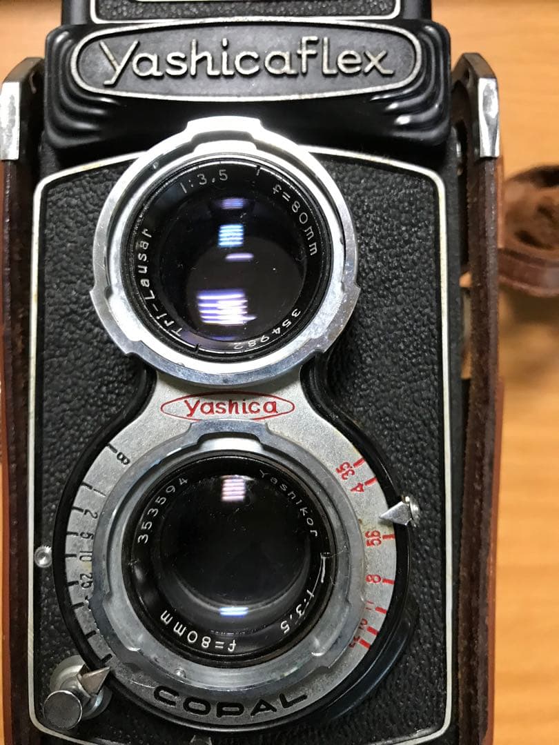 Yashicaflex 二眼レフカメラ レザーケース付き