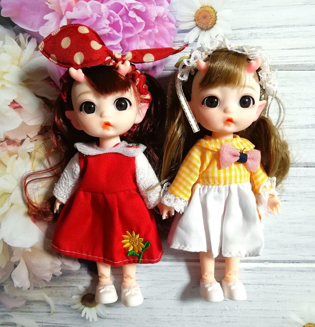 【No.329】2体セット♪ お人形  bjd  球体関節人形  オビツ ドール